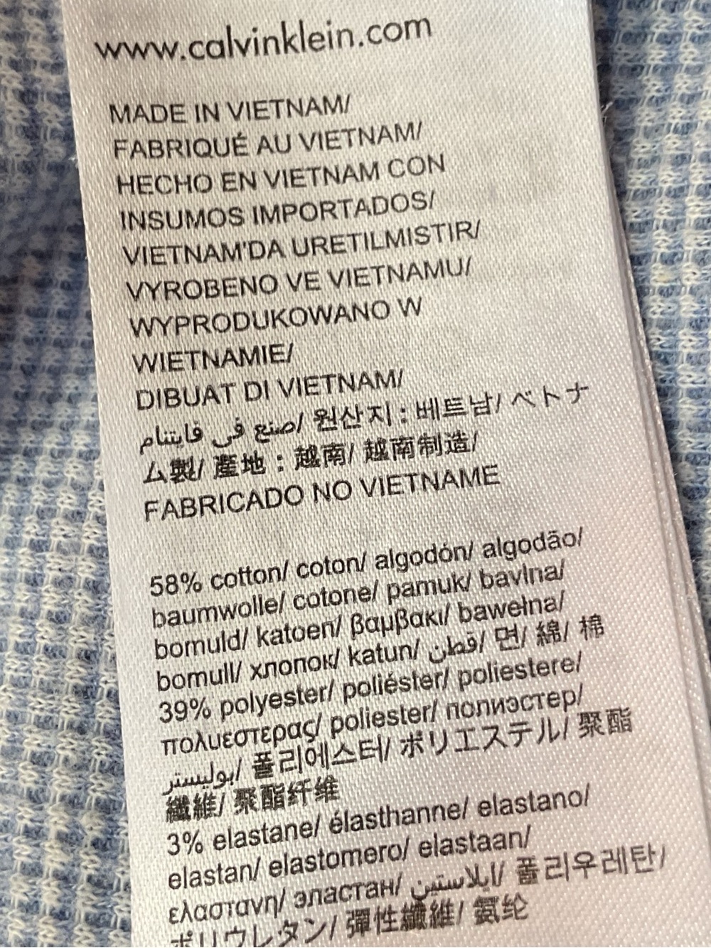 Calvin Klein cotton blend top, XL - Picture 5 of 5